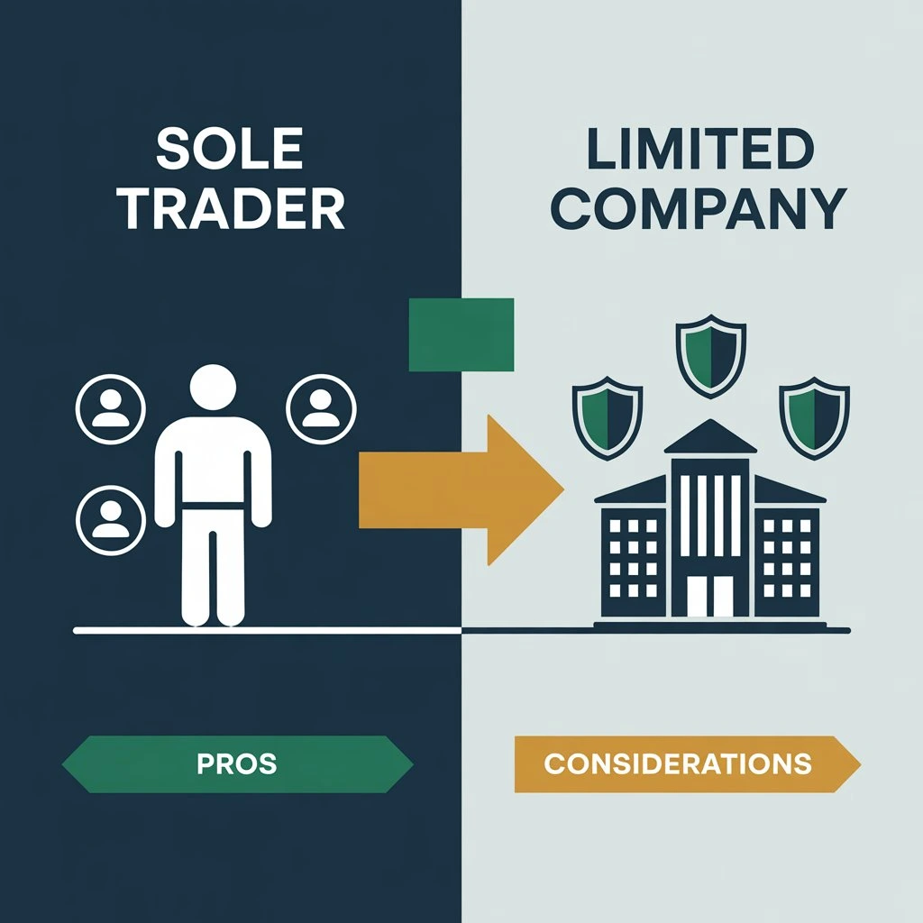 Changing from Sole Trader to Limited Company — The Practical Pros & Cons
