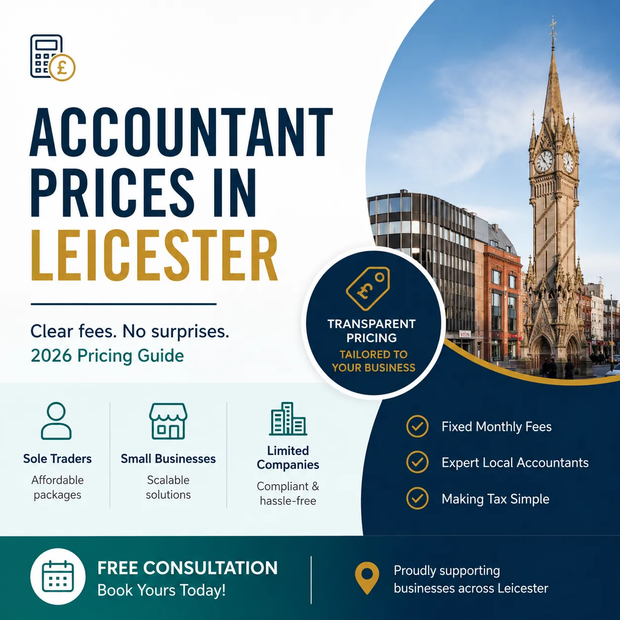 How Much Does an Accountant Cost in Leicester? | 2026 Price Guide